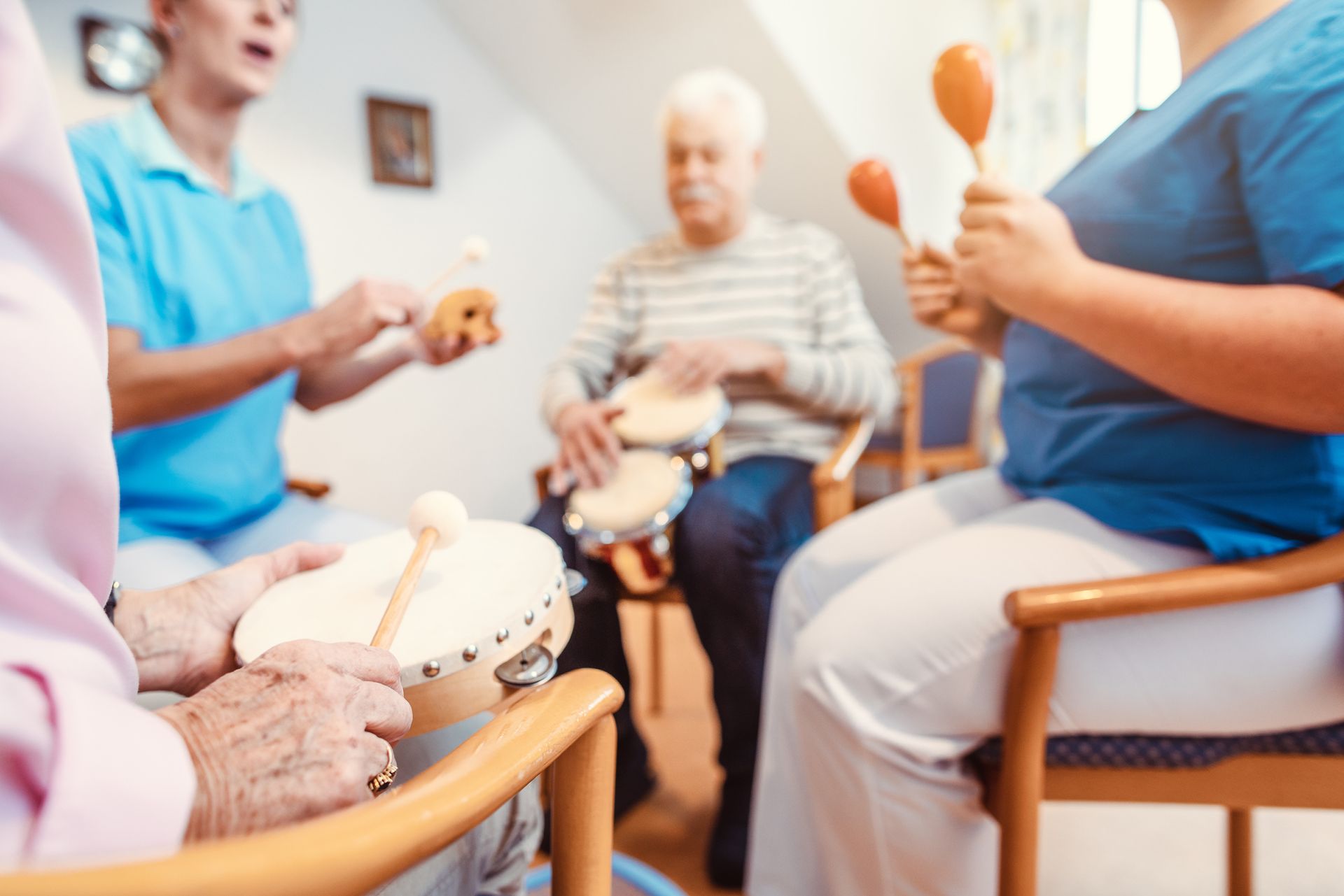 Explore the benefits of Music Therapy with drumming Multicap